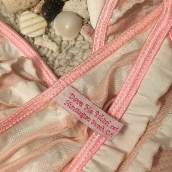Dare Me Bikini Swim Custom Made Pink Daisy Bikini Poshmark